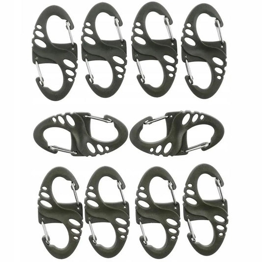 Set 10 carabine S Hook Mil-Tec WARZONESHOP