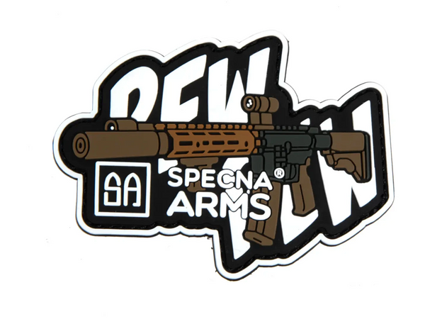Specna Arms Pew Pew Patch – Black & White Edition WARZONESHOP