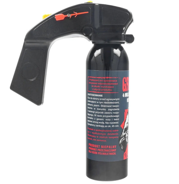 Spray autoaparare URS Sharg Grizzly Gel Pepper Spray 4mln SHU, 26.4% OC, 200ml WARZONESHOP