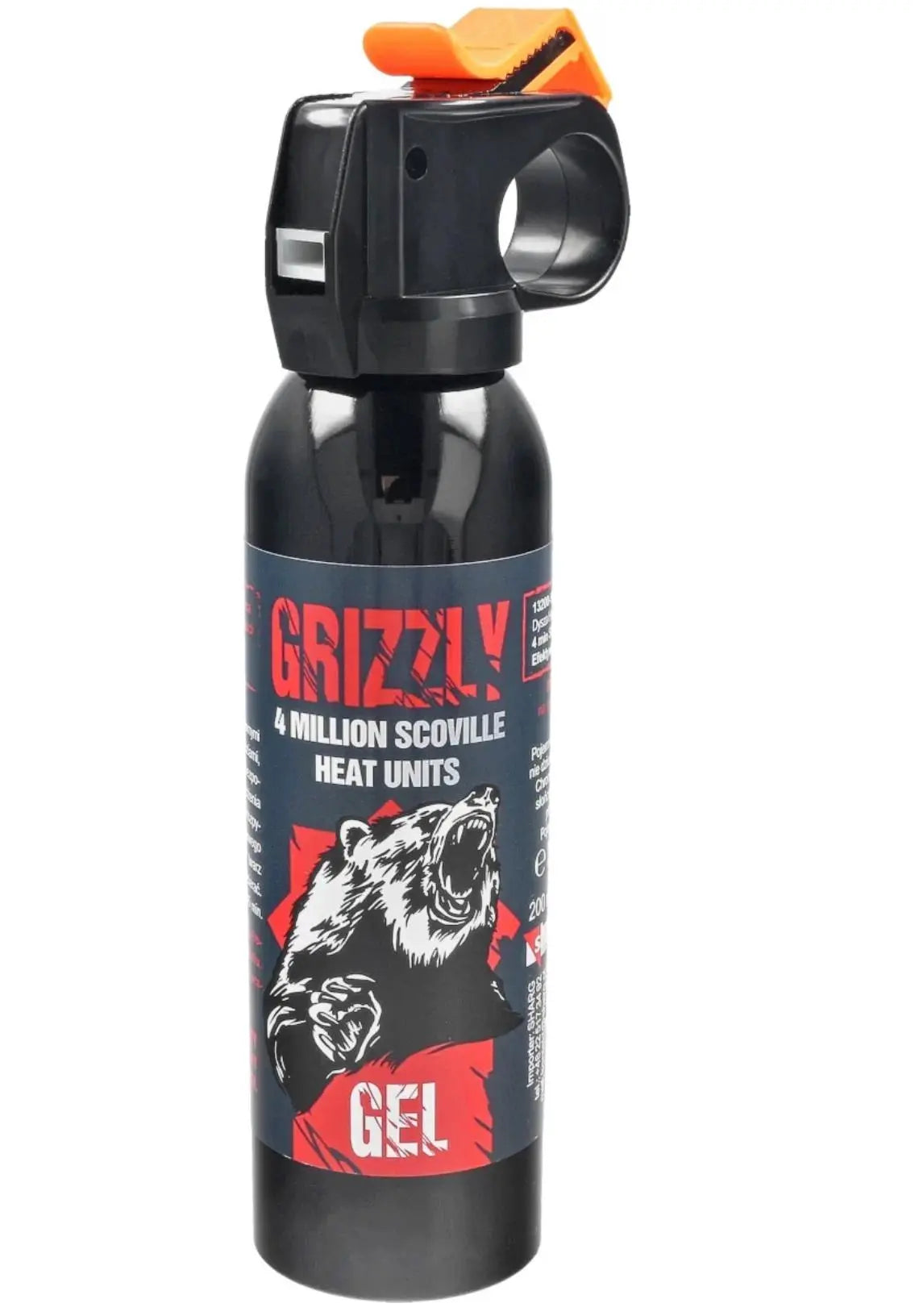 Spray autoaparare URS Sharg Grizzly Gel Pepper Spray 4mln SHU, 26.4% OC, 200ml WARZONESHOP