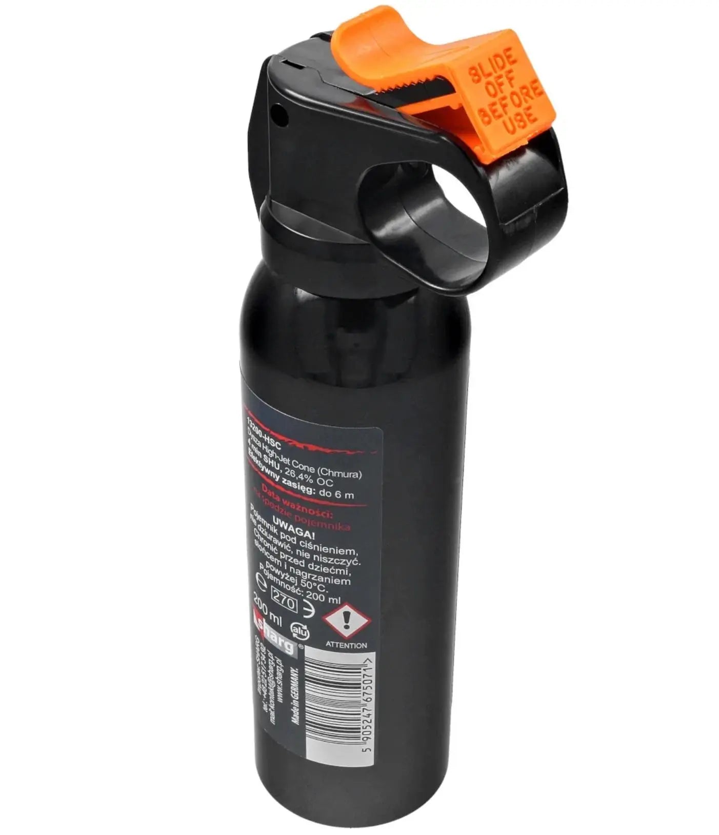 Spray autoaparare URS Sharg Grizzly Gel Pepper Spray 4mln SHU, 26.4% OC, 200ml WARZONESHOP