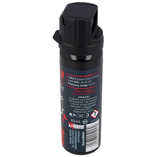 Spray autoapărare URS Sharg Grizzly Gel Pepper Spray 4mln SHU, 26.4% OC, 63ml WARZONESHOP