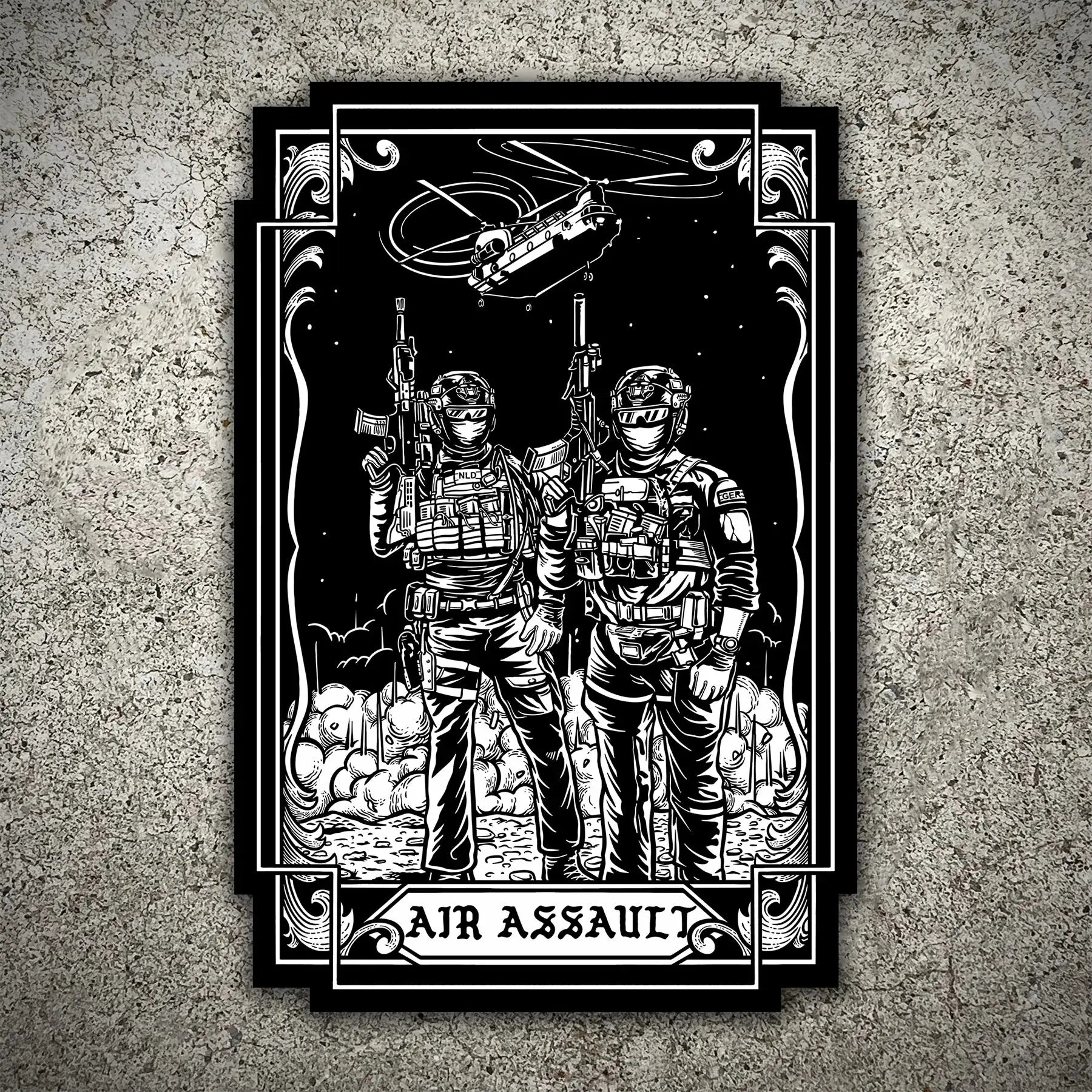 Sticker Air Assault Brothers in Arms WARZONESHOP