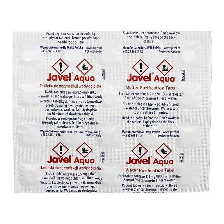 Tablete purificare apa Javel® AQUA WARZONESHOP