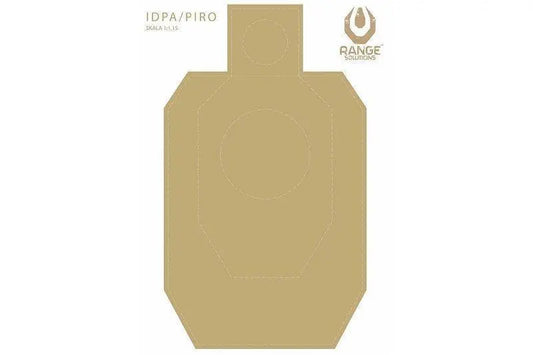 Tinte poligon IDPA PIRO 50 buc Range Solutions WARZONESHOP