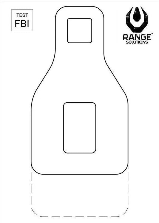 Tinte test FBI IDPA 50 buc Range Solutions WARZONESHOP