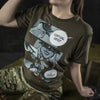 Tricou Comics Drone olive M-TAC WARZONESHOP