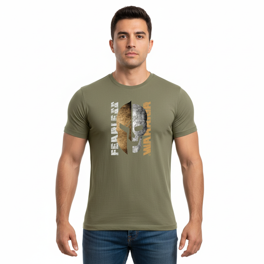 Tricou Fearless Warrior olive Pentagon WARZONESHOP
