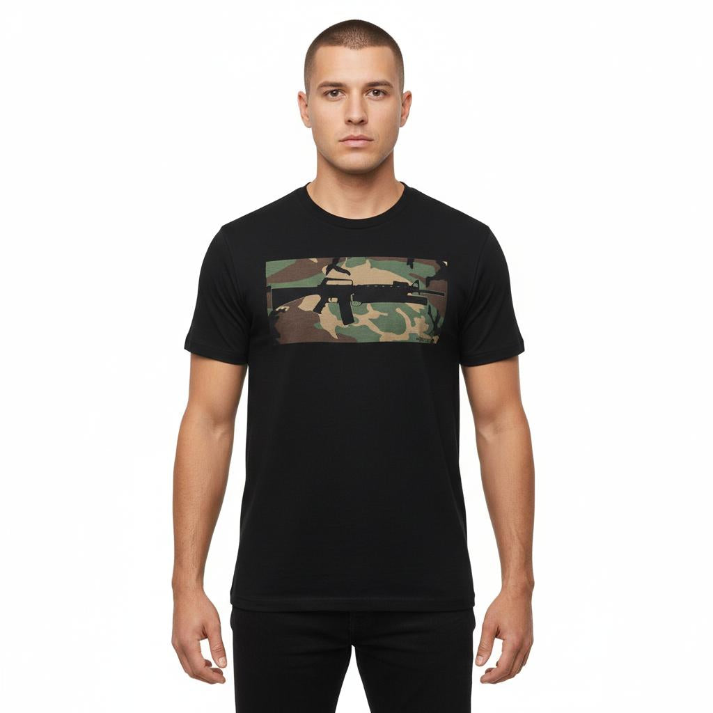 Tricou M16 US Woodland Helikon-Tex® WARZONESHOP