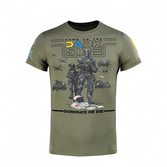 Tricou army DARK SIDE olive M-TAC WARZONESHOP