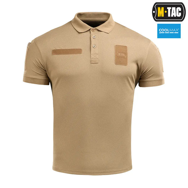 Tricou polo Elite Tactical Coolmax® M-TAC - coyote WARZONESHOP