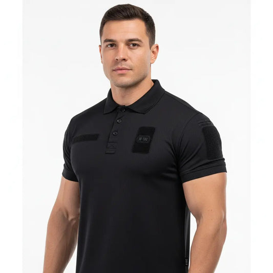 Tricou polo Elite Tactical Coolmax® M-TAC Negru