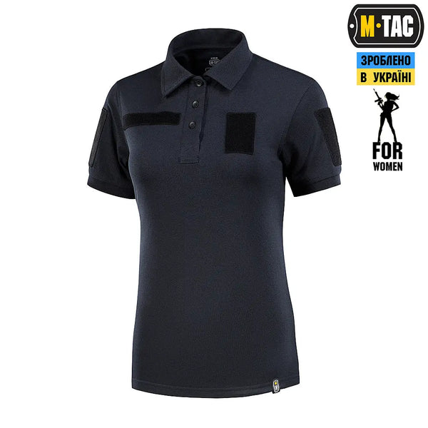 Tricou tactic polo dama navy blue M-TAC WARZONESHOP