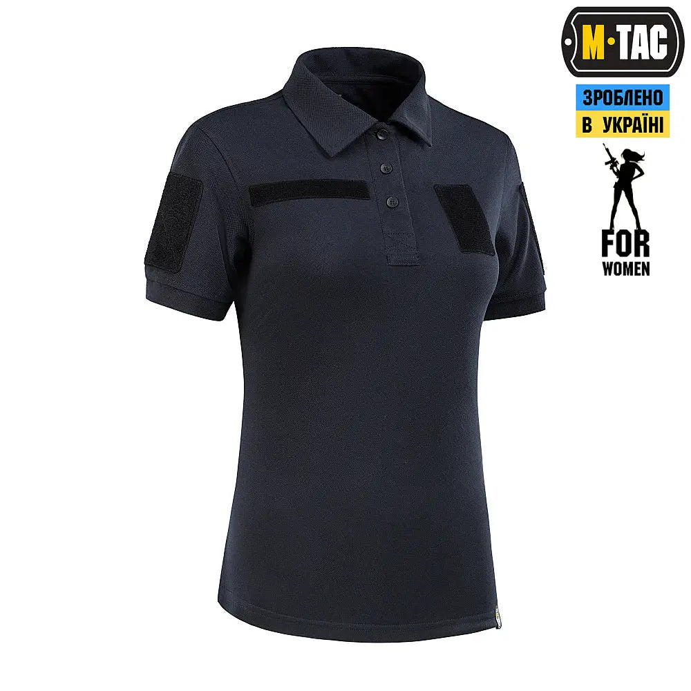 Tricou tactic polo dama navy blue M-TAC WARZONESHOP