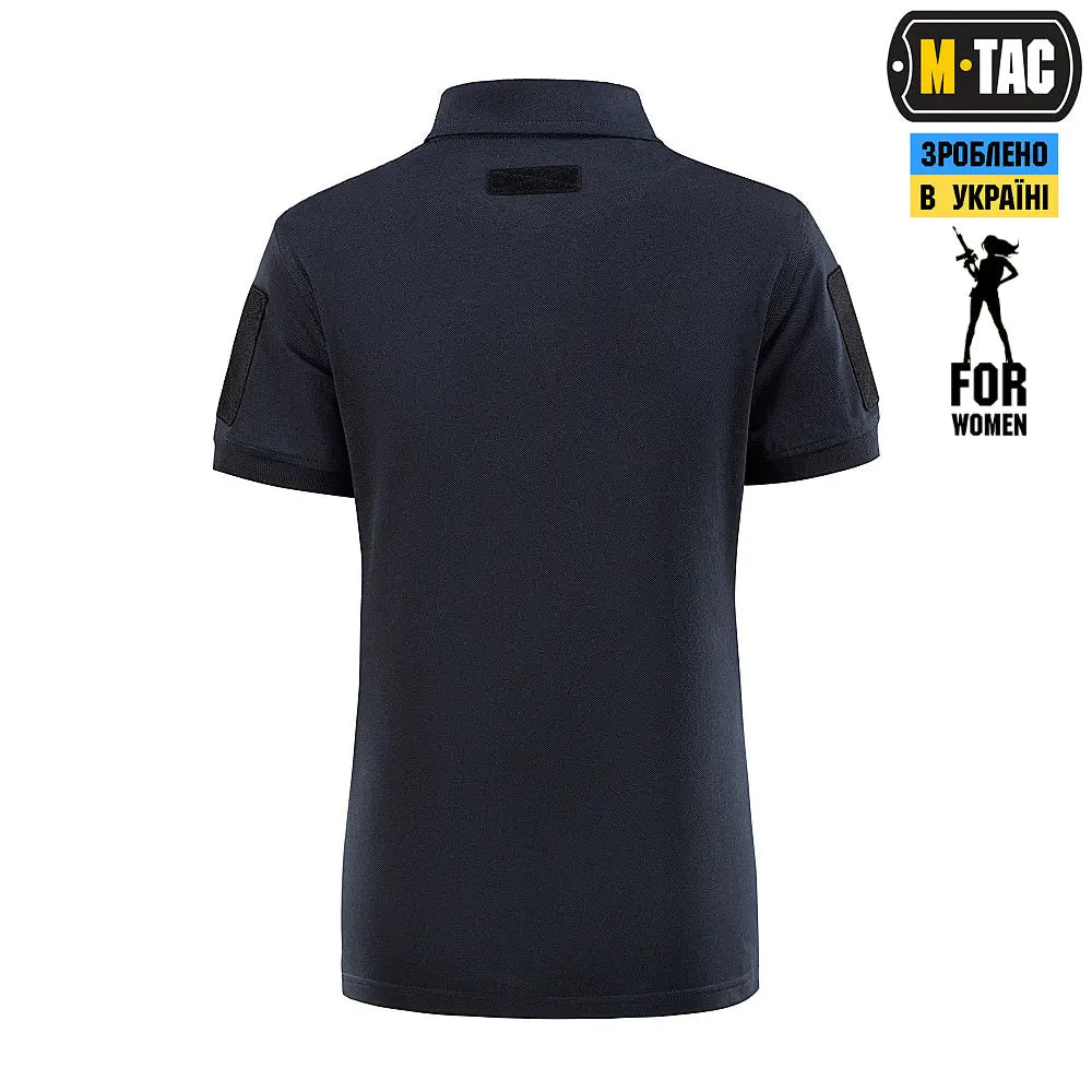 Tricou tactic polo dama navy blue M-TAC WARZONESHOP