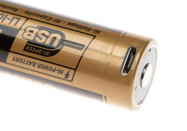 Acumulator 18650 3.7v 2600 mah Micro - USB Claw Gear | Echipament tactic WARGEAR