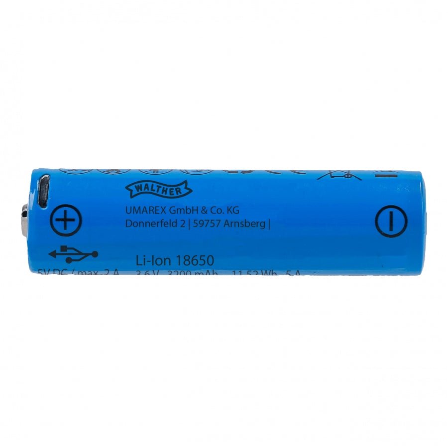 Acumulator 18650 3.7V 3200 mAh reincarcabil USB | Echipament tactic WARGEAR
