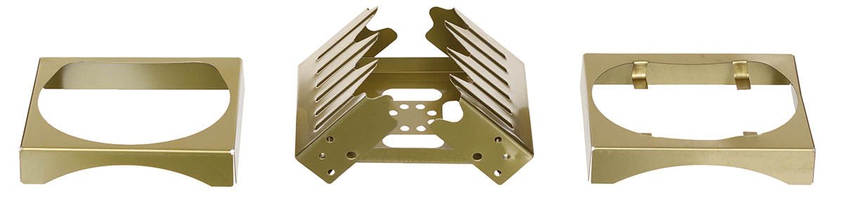 Aragaz de camping pliabil pe combustibil solid, set 3 piese | WARGEAR RO