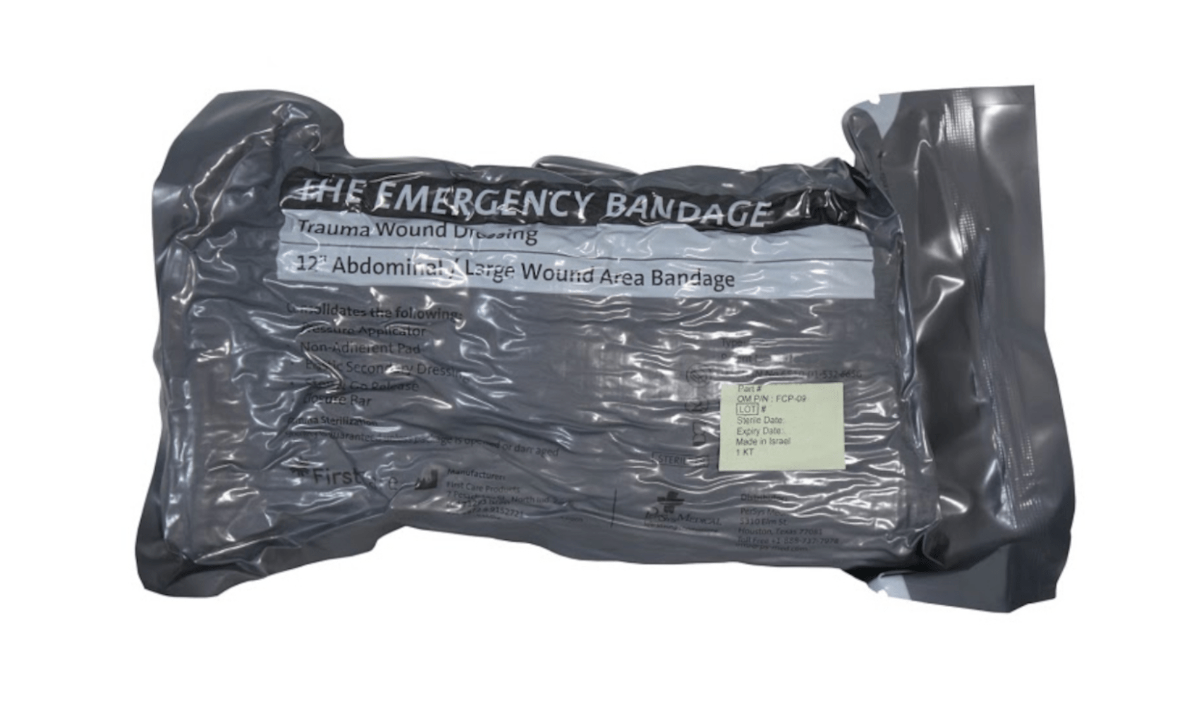 Bandaj compresiv abdominal 20 cm – Israeli Emergency Bandage® | Echipament tactic WARGEAR