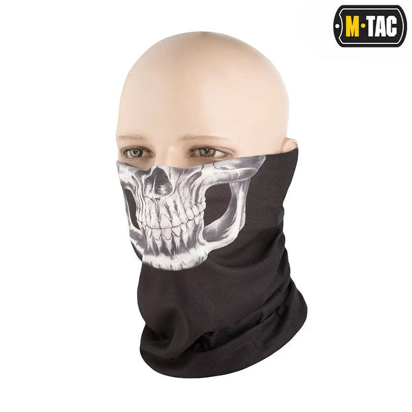 Bandana multifunctionala neagra Reaper Skull M - TAC | Echipament tactic WARGEAR