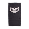 Bandana tubulara HALFSKULL pentru fata si gat Neagra – detaliu