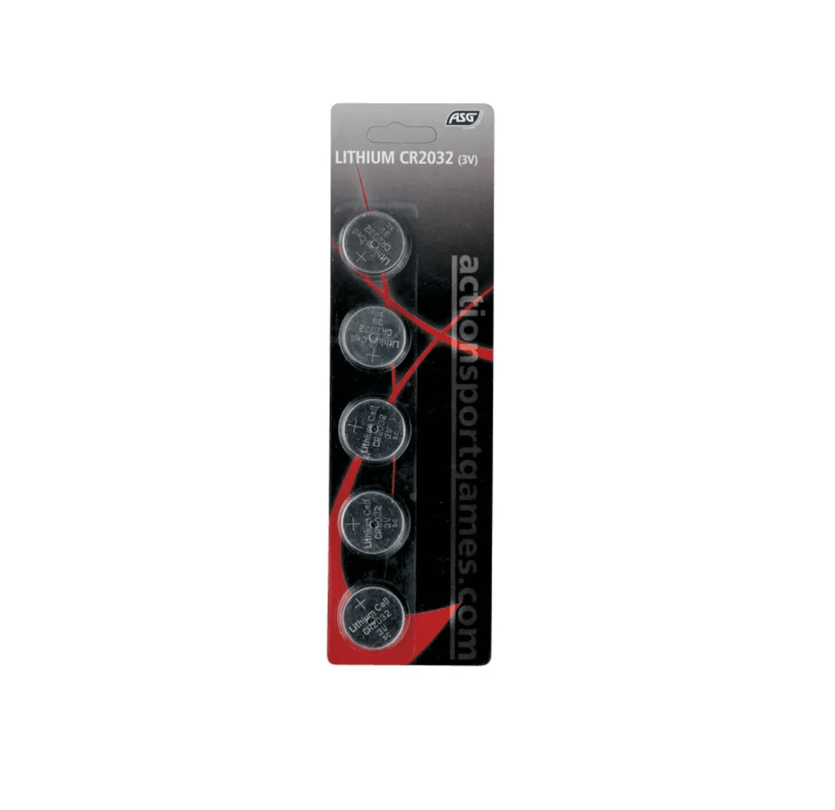 Baterie alcalina ASG CR2032 3V – set 5 buc | WARGEAR RO