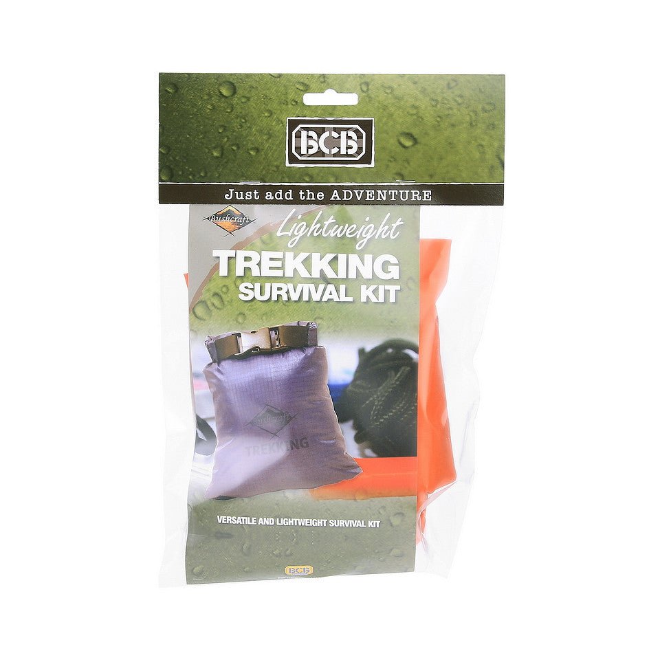 BCB Trekking Essentials Kit – set de supravietuire usor cu dry bag impermeabil | WARGEAR RO