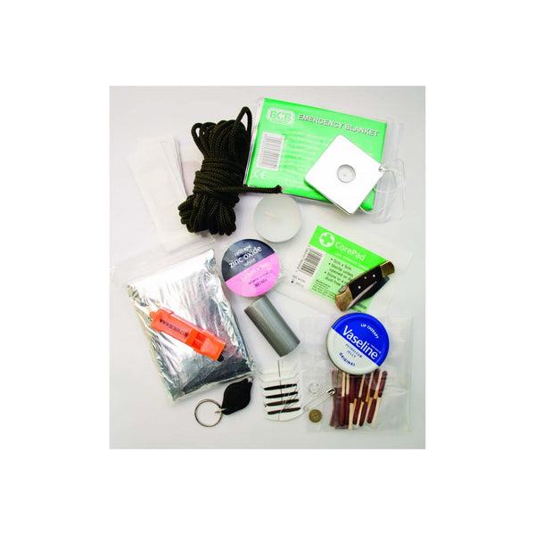 BCB Trekking Essentials Kit – set de supravietuire usor cu dry bag impermeabil | WARGEAR RO