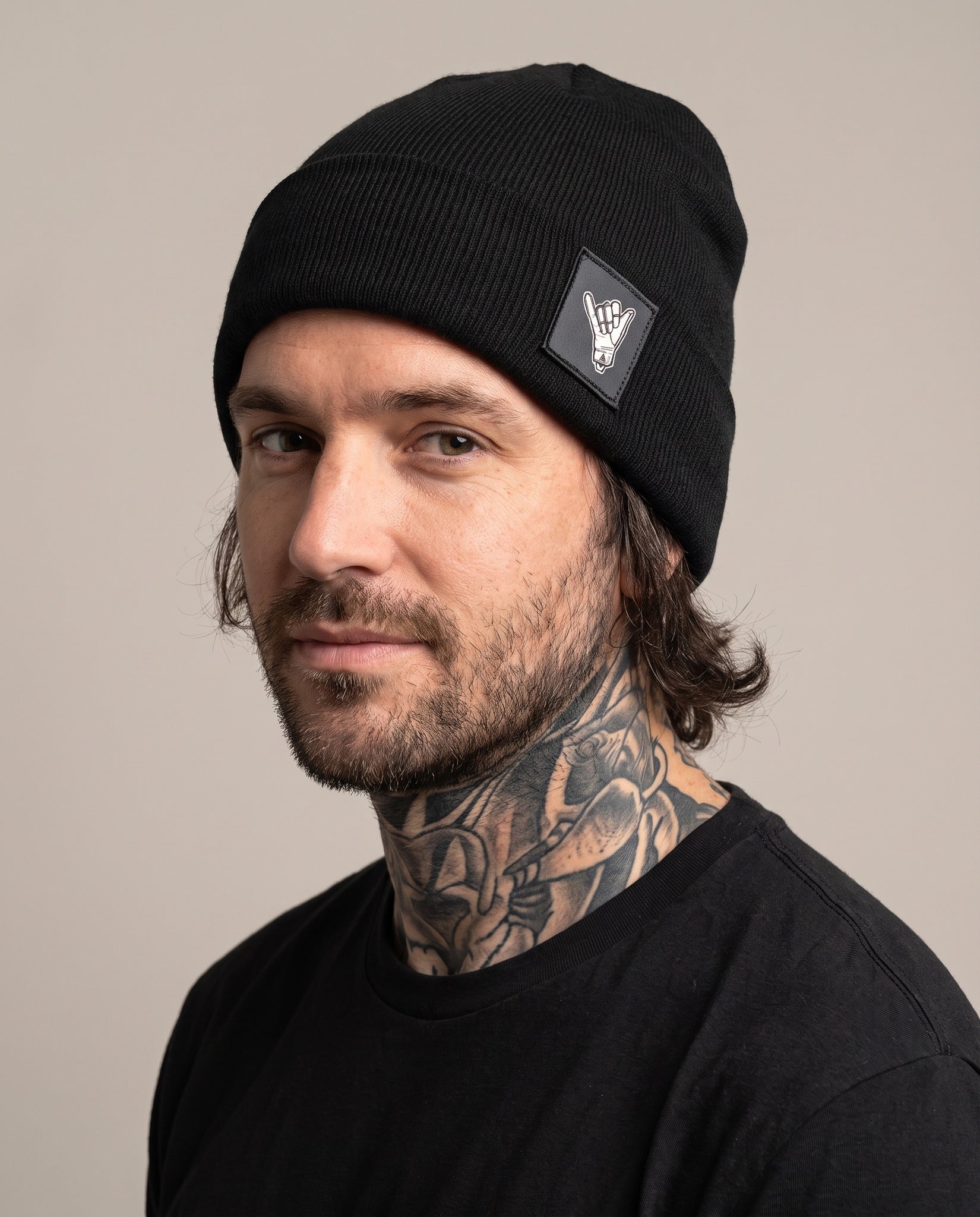 Caciula Direct Action Shaka Merino – Negru