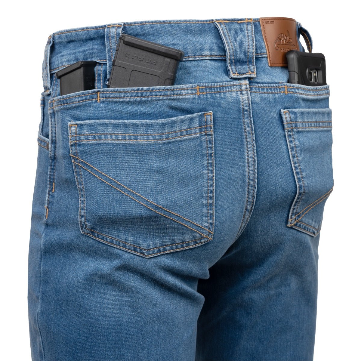 Blugi Helikon-Tex Treadstone Slim Cordura – Ocean Blue | WARGEAR RO