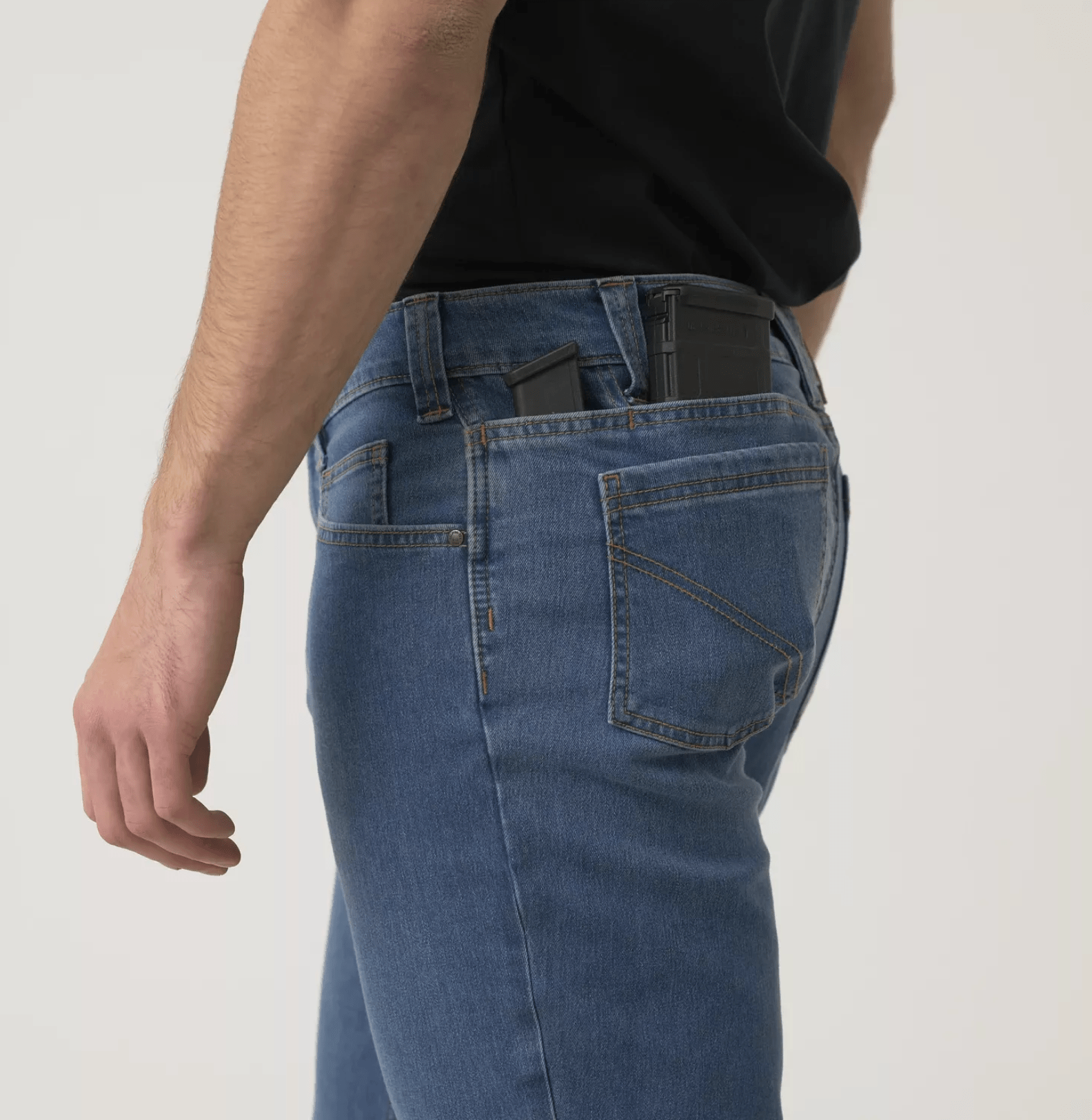 Blugi tactici Helikon - Tex® Treadstone Jeans Cordura® – Ocean Blue | DuraDenim | Echipament tactic WARGEAR