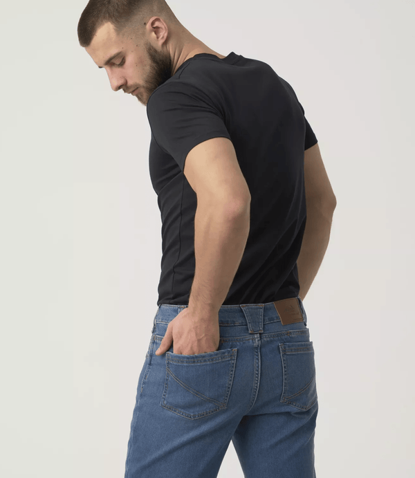 Blugi tactici Helikon - Tex® Treadstone Jeans Cordura® – Ocean Blue | DuraDenim | Echipament tactic WARGEAR