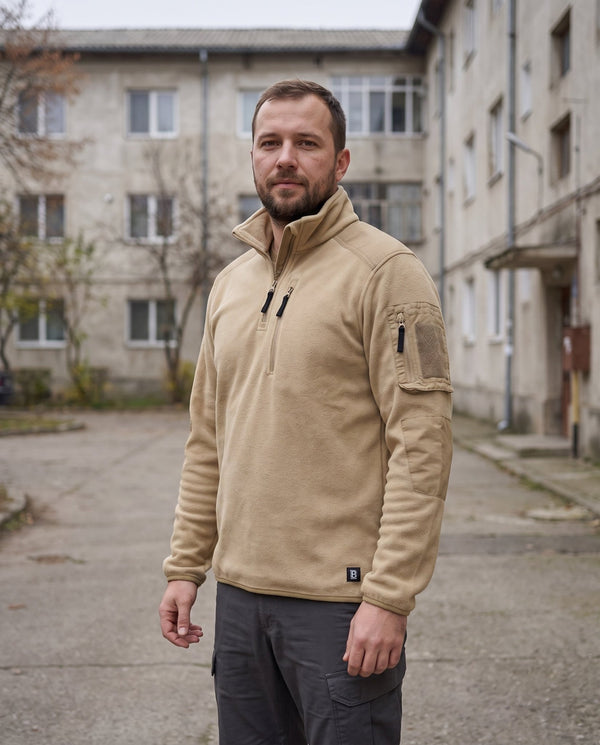 Bluza fleece tactica Troyer Ripstop Brandit | WARGEAR RO