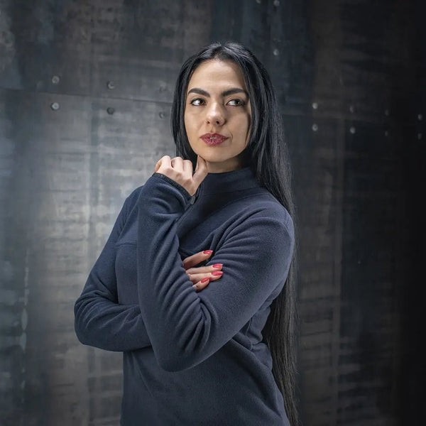 Bluza tactica dama fleece Polartec® navy blue M - TAC | Echipament tactic WARGEAR