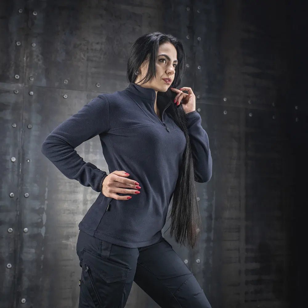Bluza tactica dama fleece Polartec® navy blue M - TAC | Echipament tactic WARGEAR