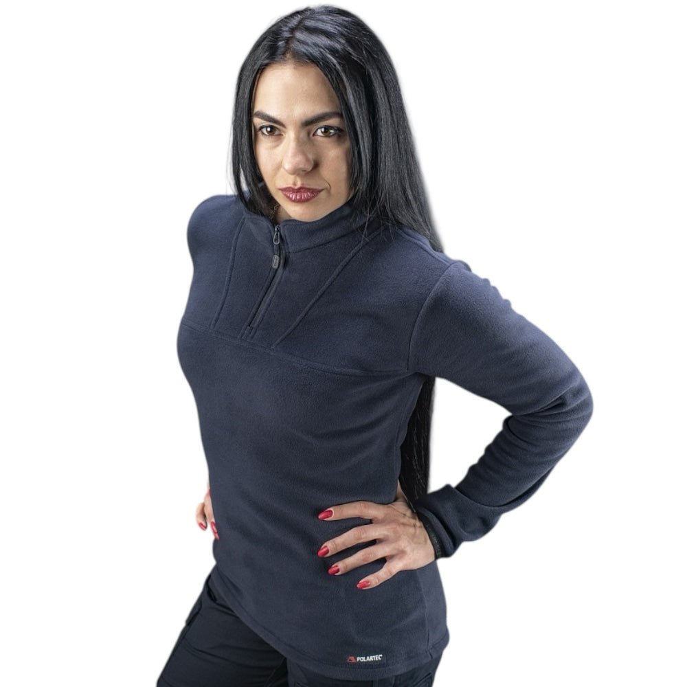 Bluza tactica dama fleece Polartec® navy blue M - TAC | Echipament tactic WARGEAR