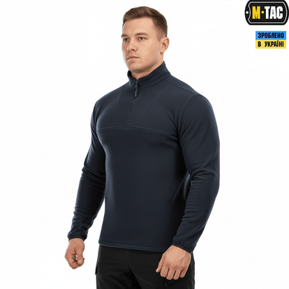 Bluza tactica fleece navy blue M-TAC | Echipament tactic WARGEAR