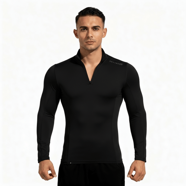 Bluza termica Pentagon Pindos 1/2 Zip | Echipament tactic WARGEAR