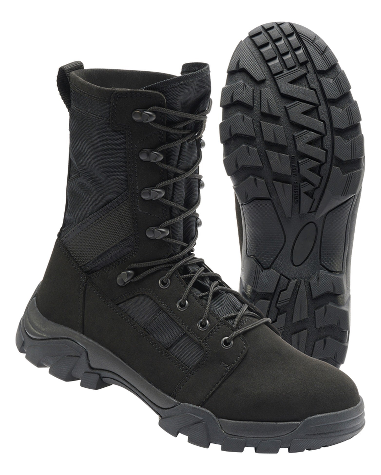 Bocanci tactici inalti Brandit Defense 9 inch Negru | WARGEAR RO