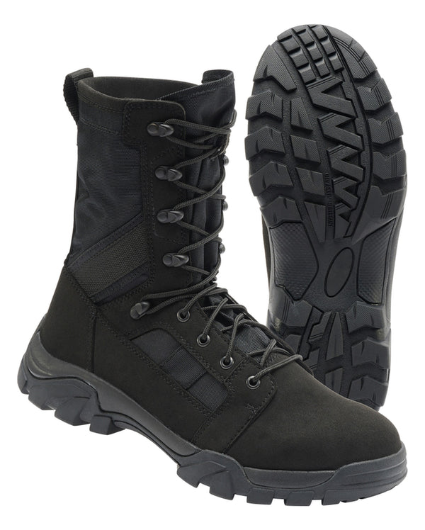 Bocanci tactici inalti Brandit Defense 9 inch Negru | WARGEAR RO