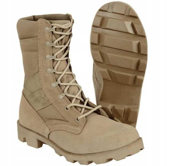 Bocanci Tactici Desert CORDURA® US Khaki Speed Lace – Mil - Tec® | Echipament tactic WARGEAR