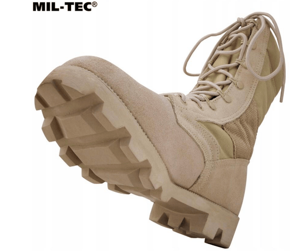 Bocanci Tactici Desert CORDURA® US Khaki Speed Lace – Mil - Tec® | Echipament tactic WARGEAR