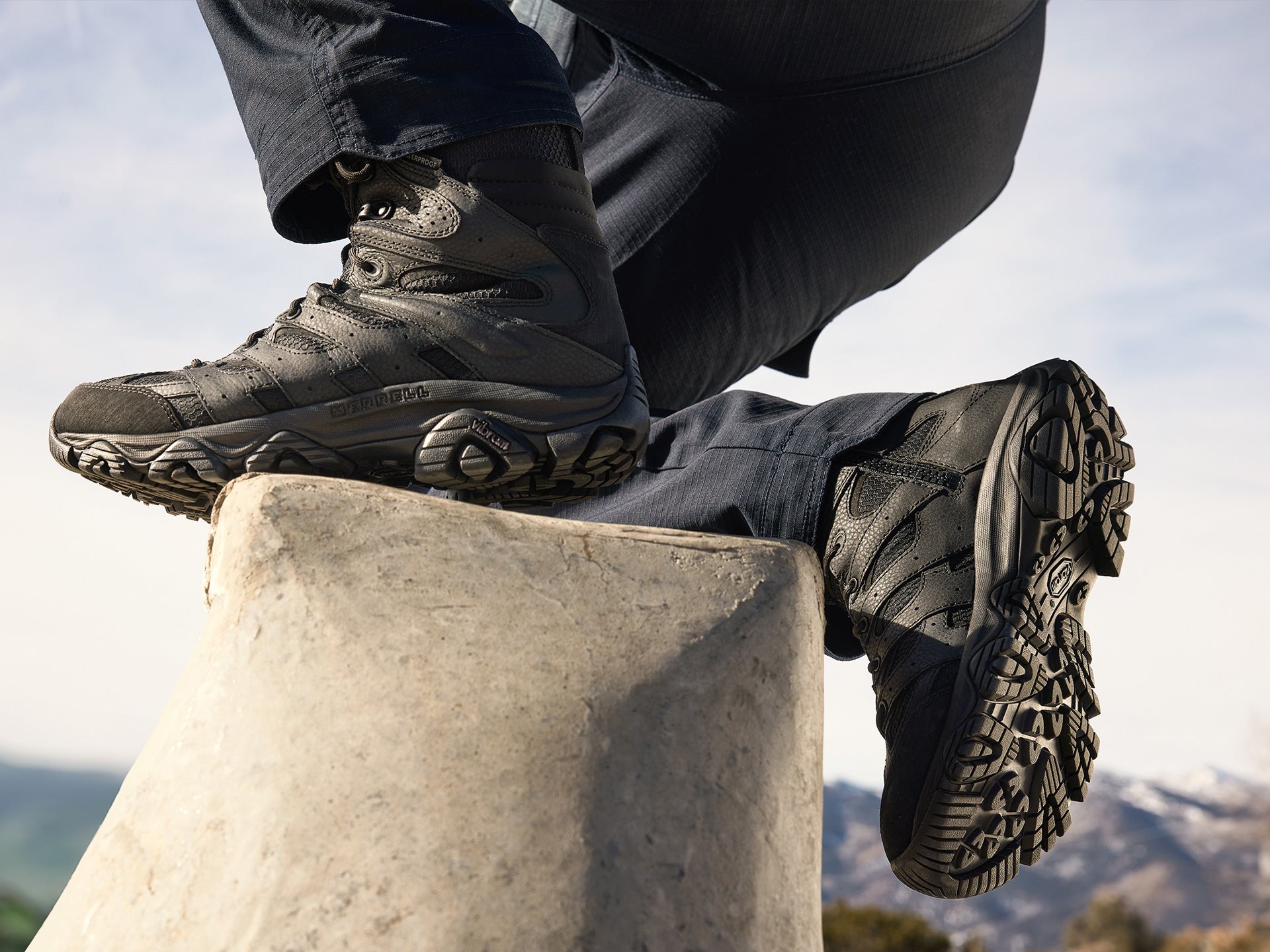 Bocanci tactici impermeabili Merrell Moab 3 Tactical 8