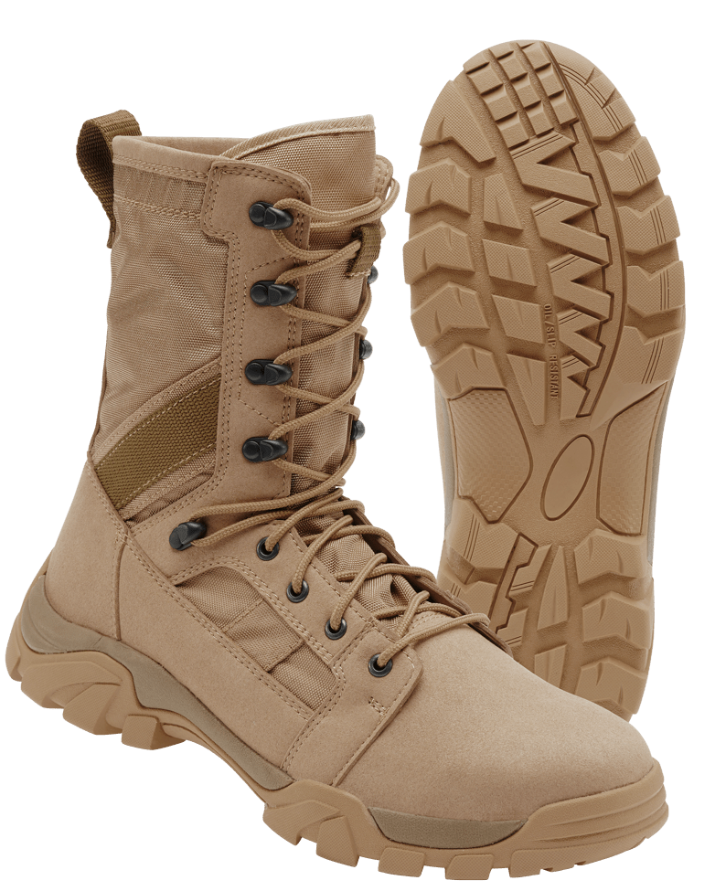 Bocanci tactici inalti Brandit Defense 9 inch Desert | WARGEAR RO