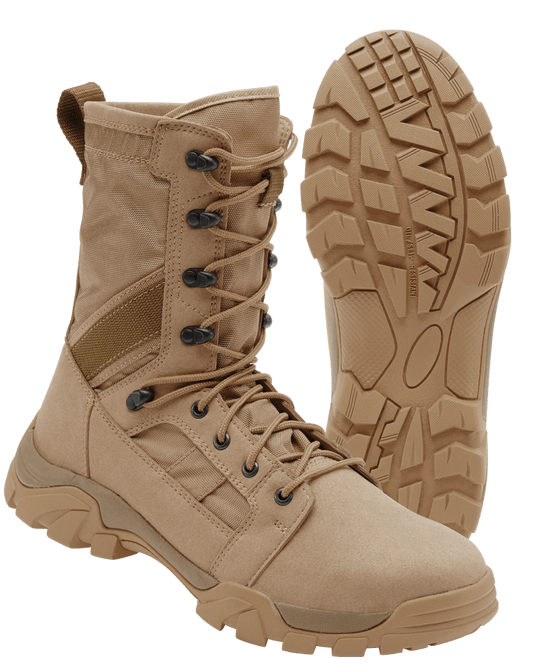 Bocanci tactici inalti Brandit Defense 9 inch Desert | WARGEAR RO