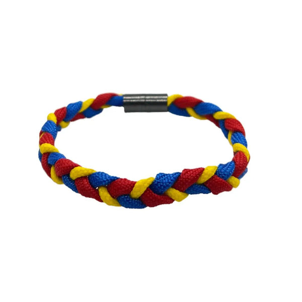 Bratara Paracord Polaris Patriot (Tricolor Romania) Drop Zone | Echipament tactic WARGEAR