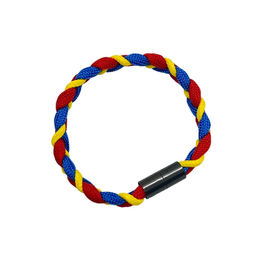 Bratara Paracord Polaris Patriot (Tricolor Romania) Drop Zone | Echipament tactic WARGEAR