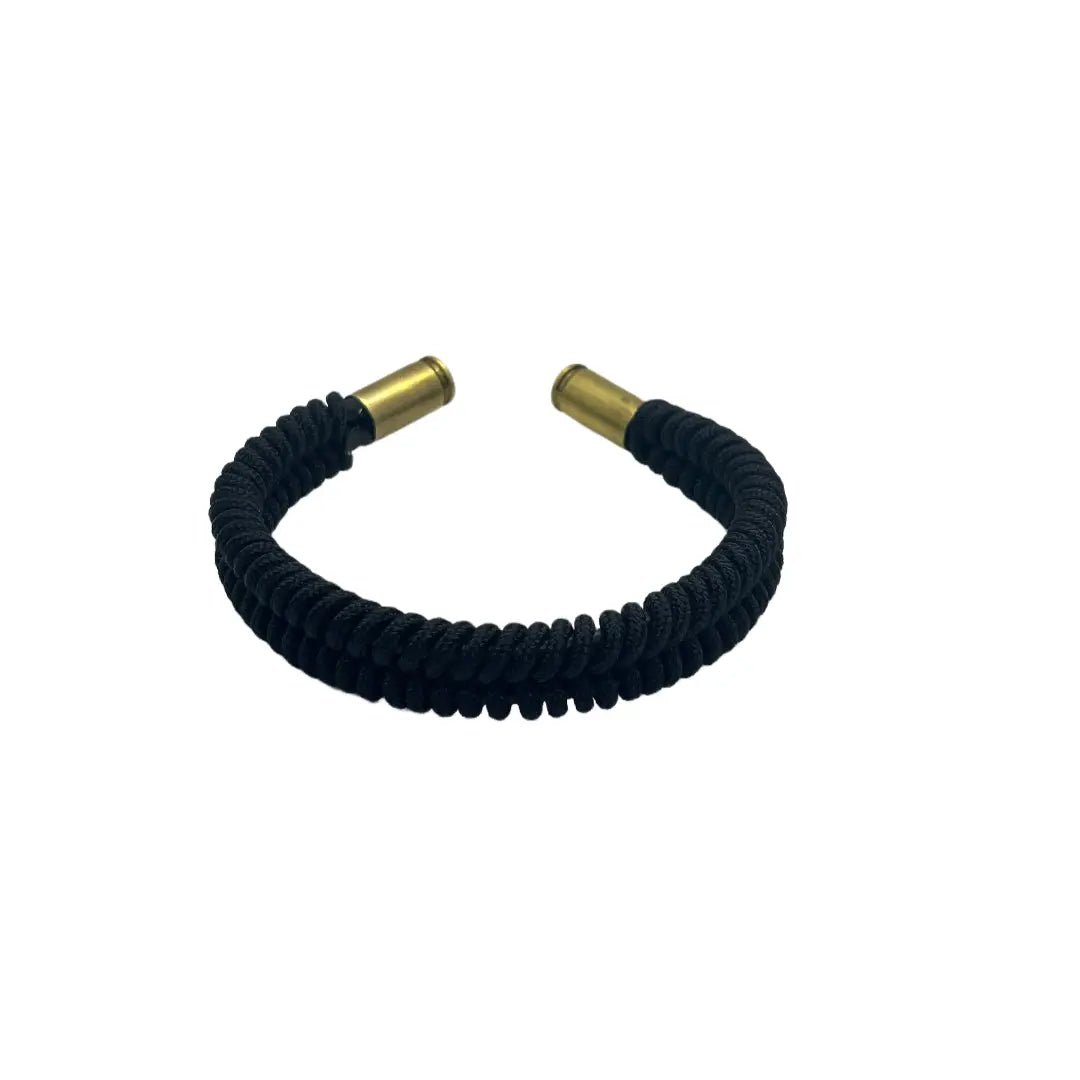 Bratara Paracord Rattle Negru Drop Zone | Echipament tactic WARGEAR
