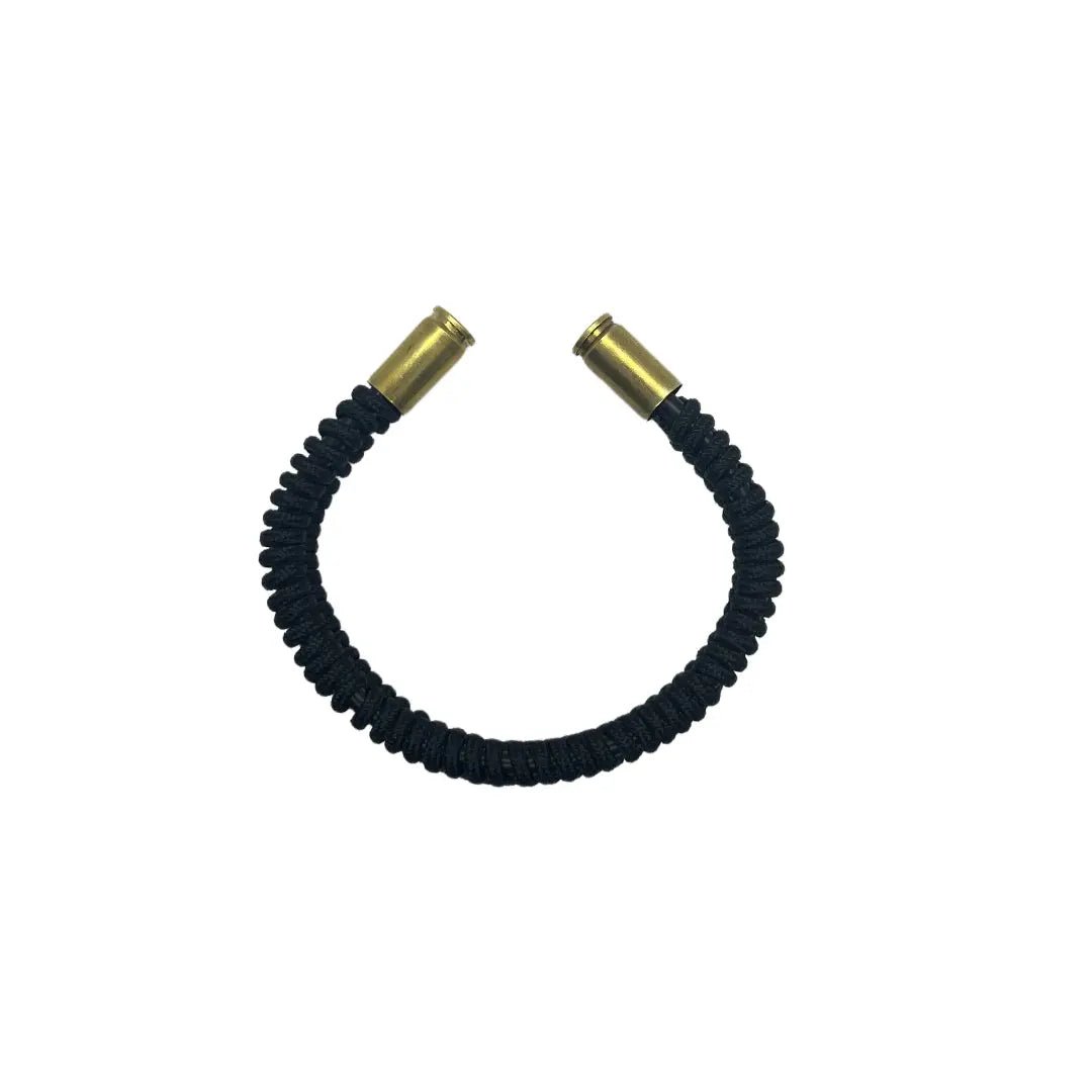 Bratara Paracord Rattle Negru Drop Zone | Echipament tactic WARGEAR