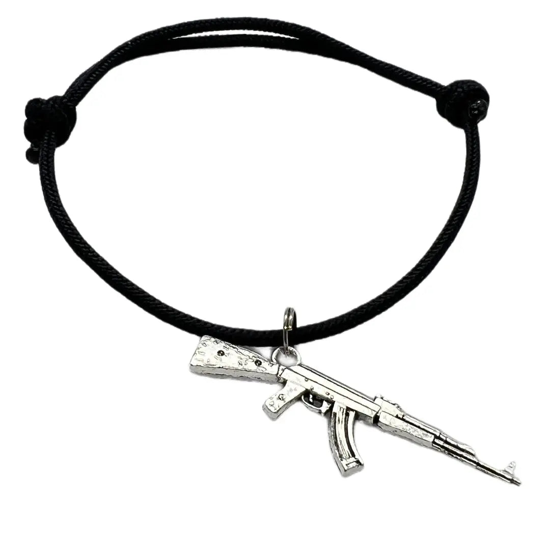 Bratara Paracord Spectrum AK47 Argintiu | Echipament tactic WARGEAR